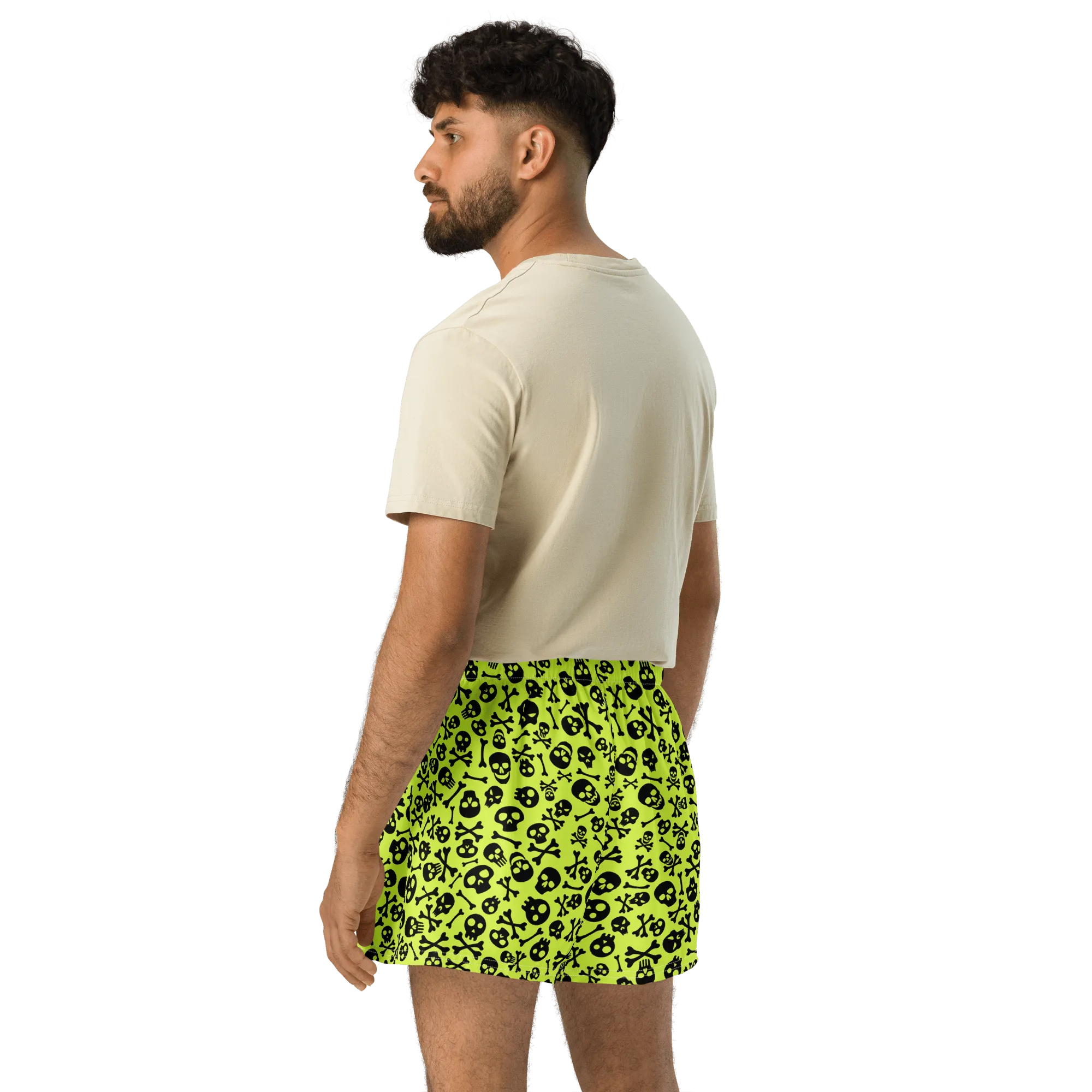 Lime Bones Unisex Unlined Swim Trunks