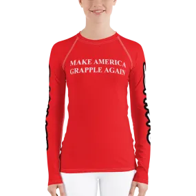 Make America Grapple Again Women's Rash Guard