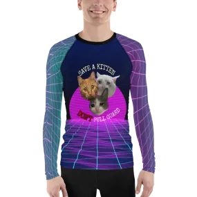 Men's Save a Kitten Rash Guard