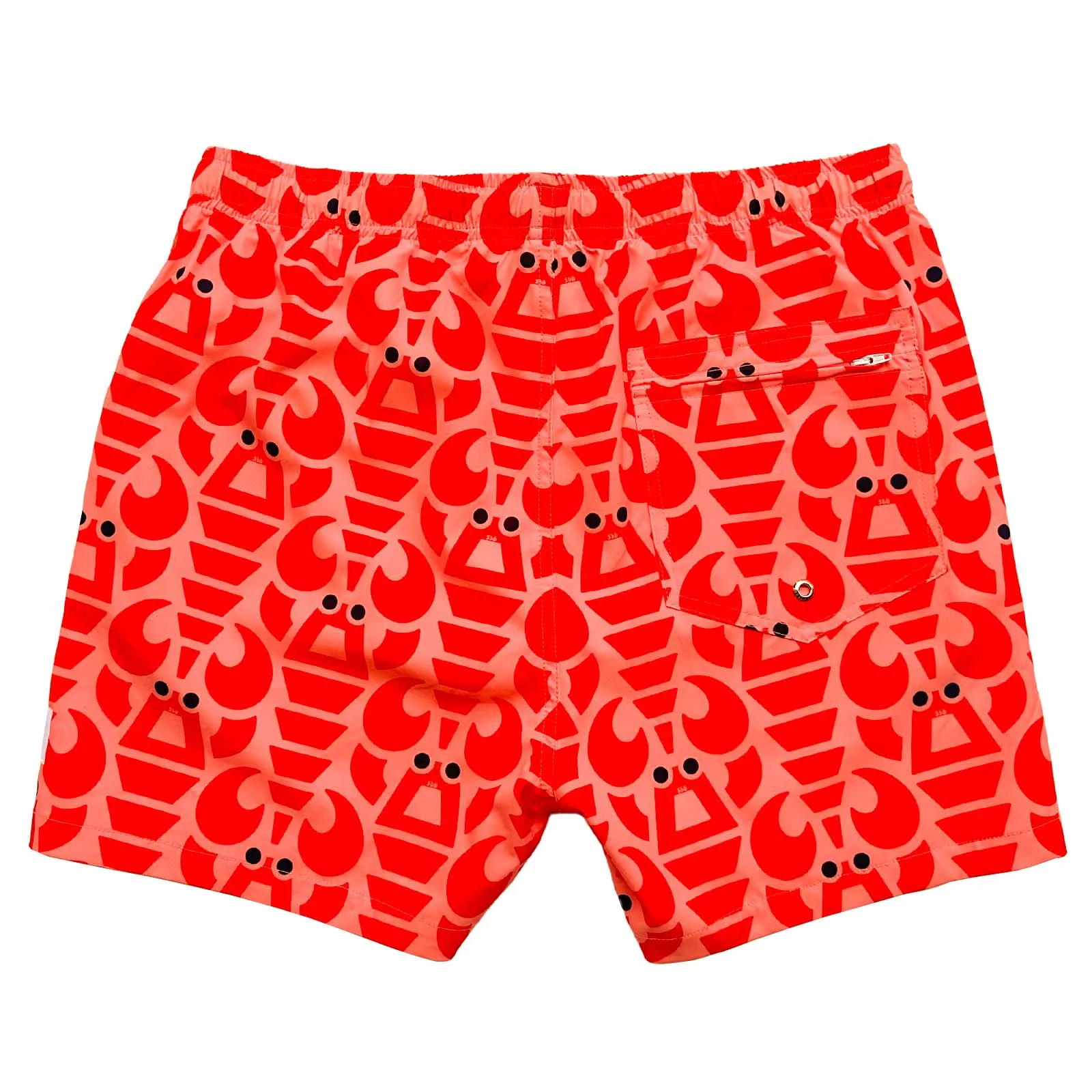 Men's Stretchy Trunks: Big Red Lobster