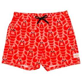 Men's Stretchy Trunks: Big Red Lobster