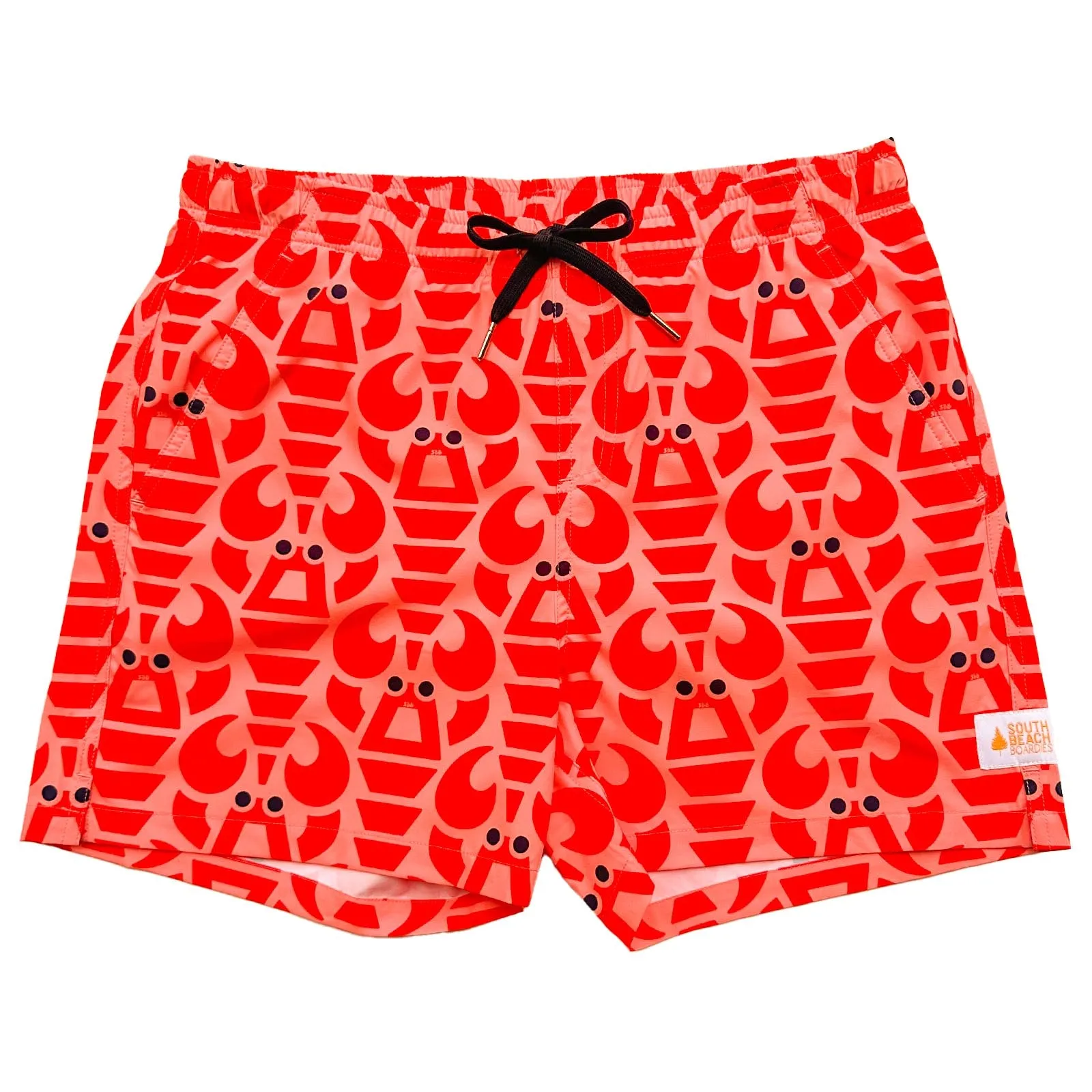 Men's Stretchy Trunks: Big Red Lobster