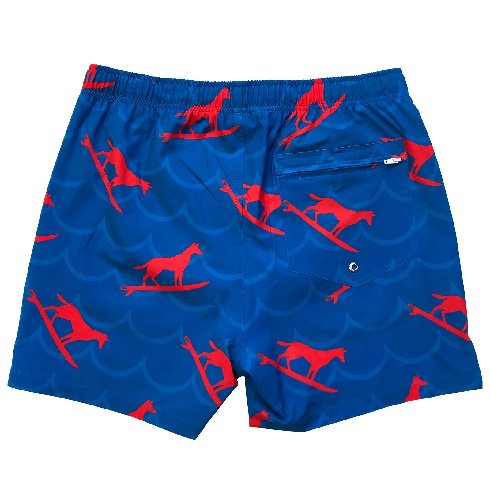 Men's Stretchy Trunks: Dingo Took My Boardies 3.0 Waves
