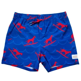 Men's Stretchy Trunks: Dingo Took My Boardies 3.0 Waves