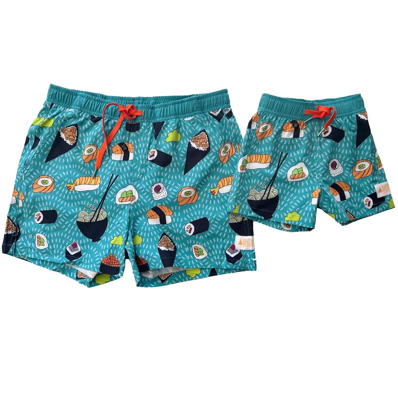 Men's Stretchy Trunks: Sushi Sushi