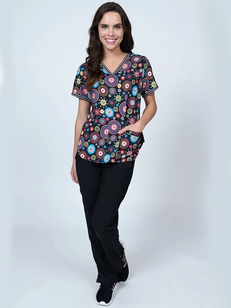 Meraki Sport Women's Print Scrub Top | Cute N Cool