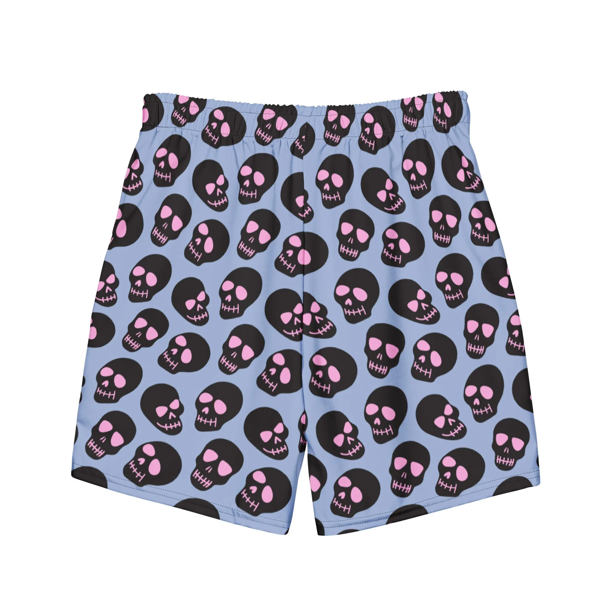 Neon Skull Men's Swim Trunks