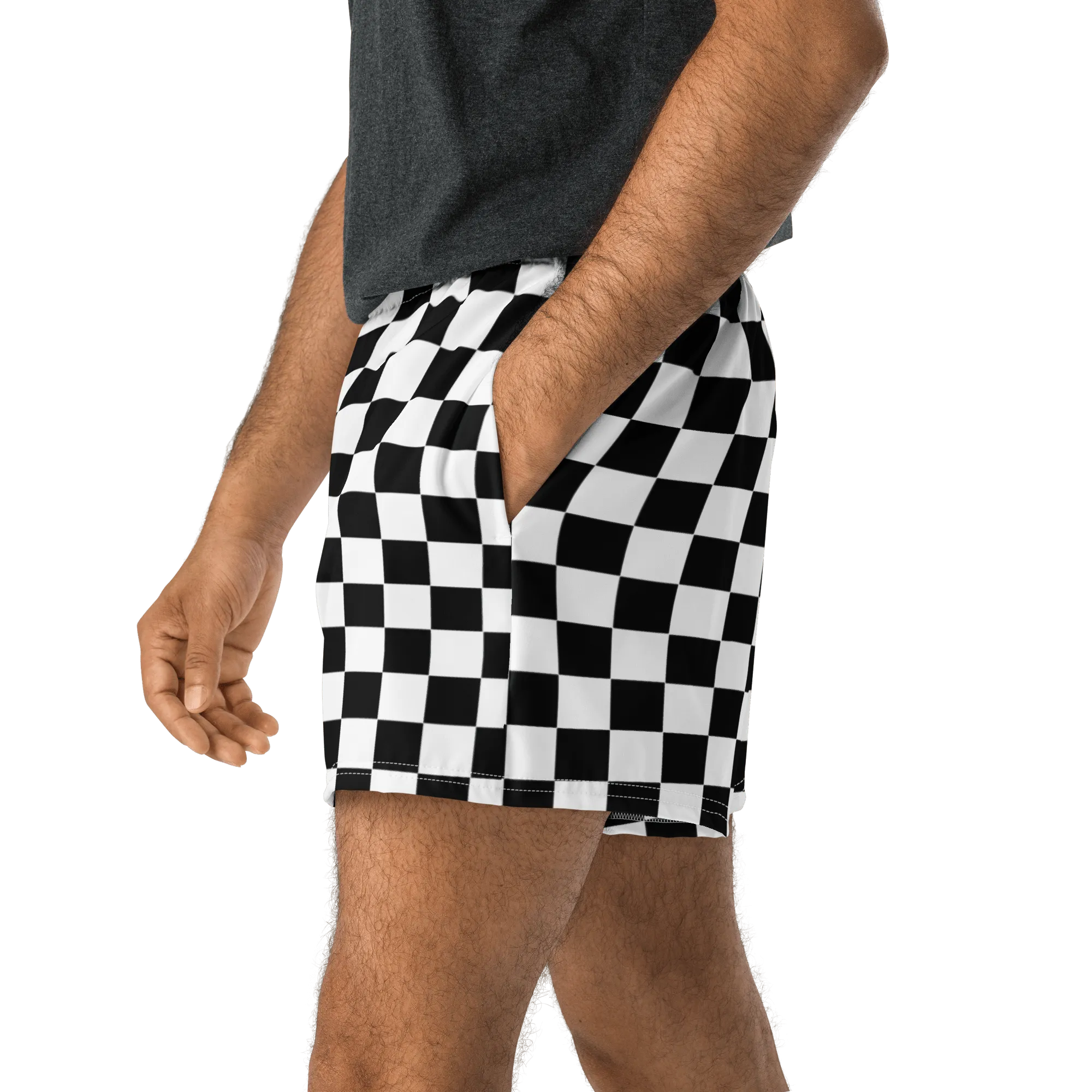 OG Checkered Unisex Unlined Swim Trunks