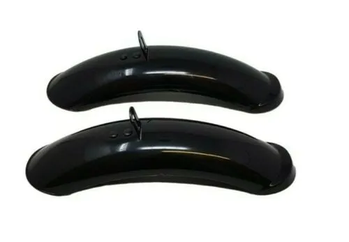 Pair Children’s Wide Shortie Bicycle Mudguards Easy Fit Kiddes Bike 12” To 16"