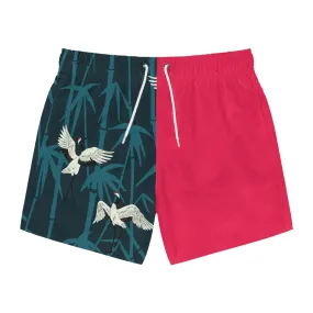 Red Crown Swim Trunks