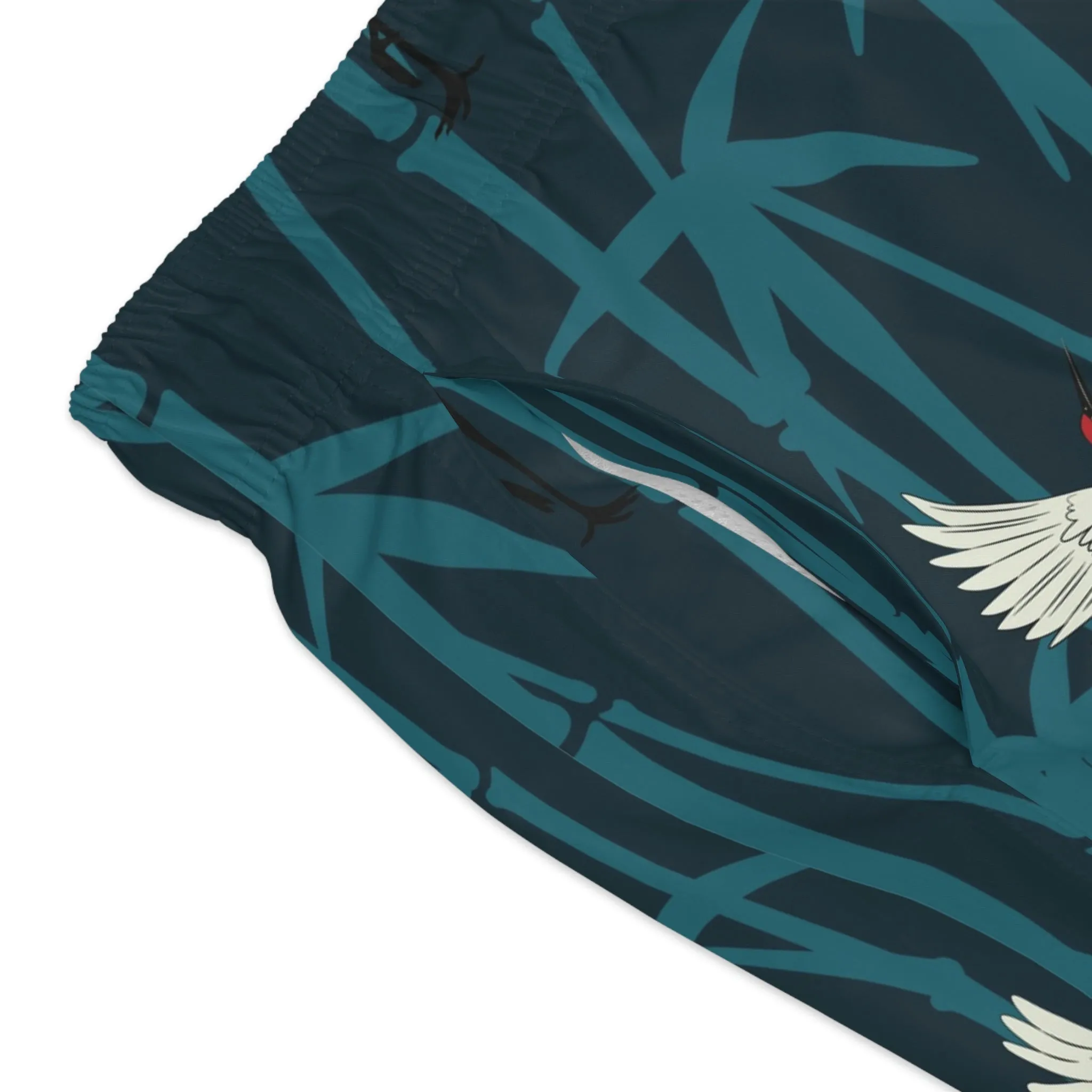 Red Crown Swim Trunks