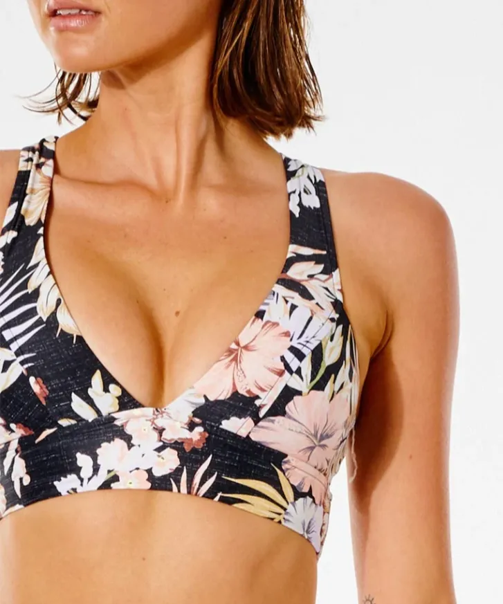 Rip Curl Paradise Calling Mirage T Bikini top and bottom - Small