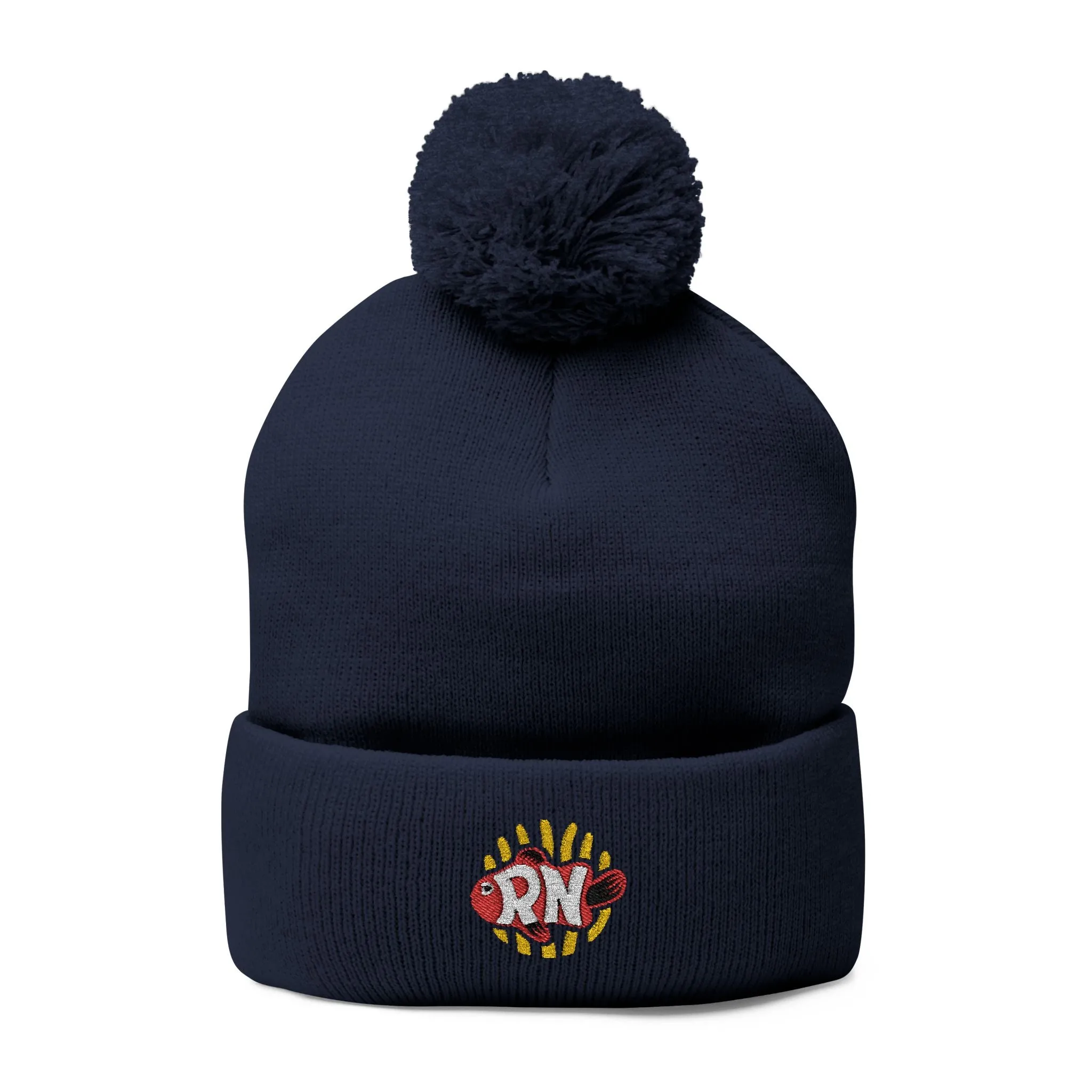 RN Pom Pom Beanie