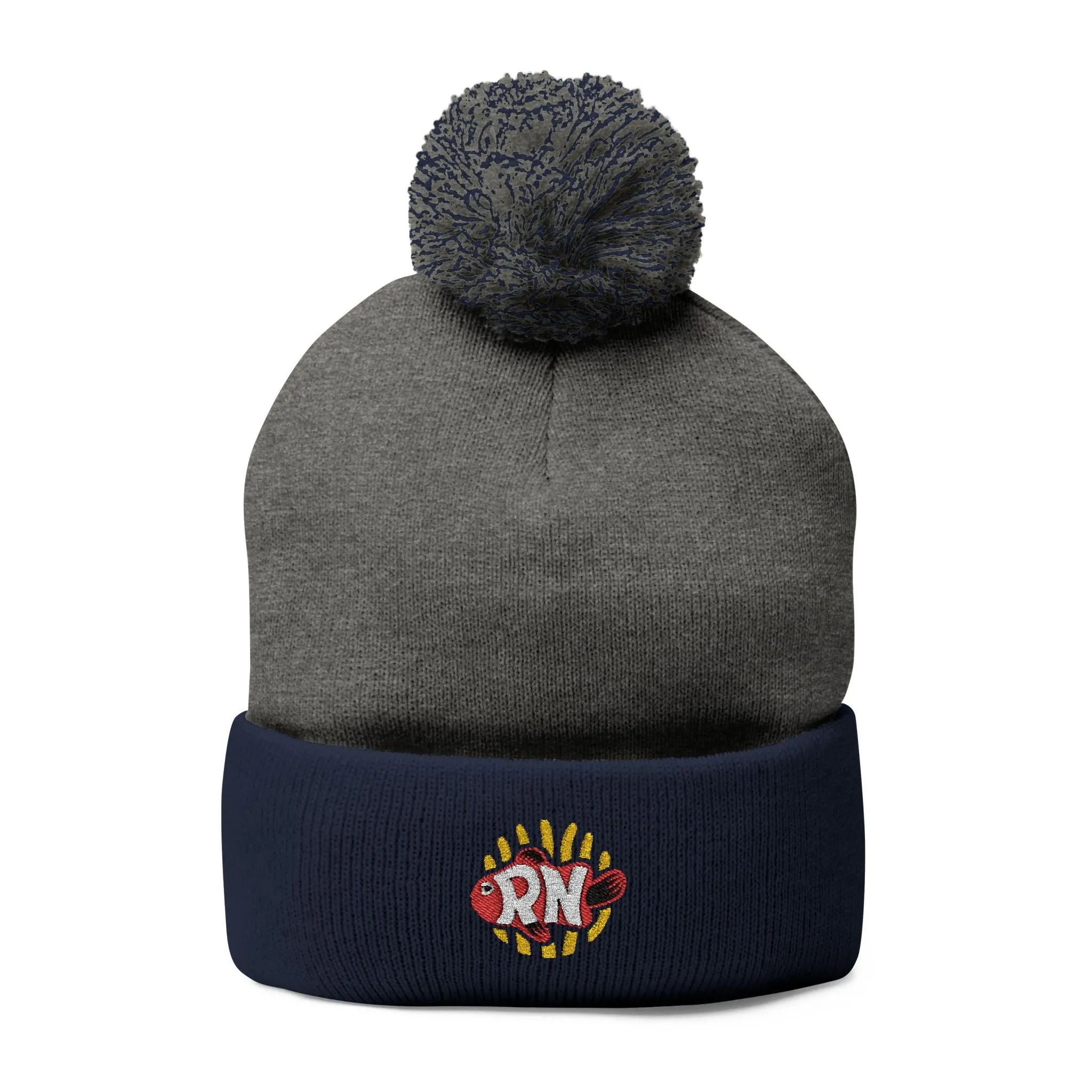 RN Pom Pom Beanie