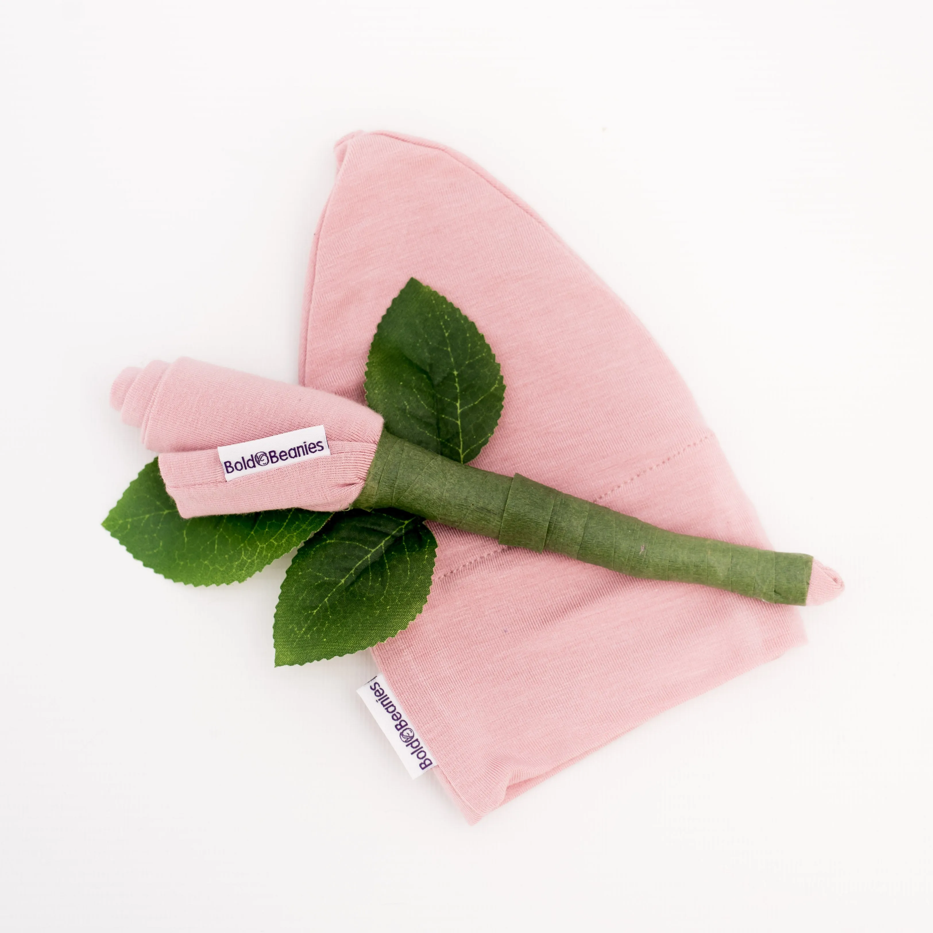 Rose Pink Girl Bold Beanies Hat