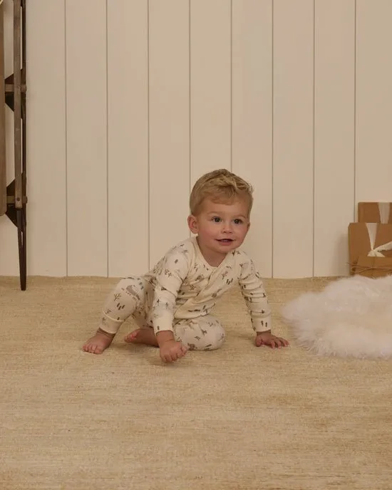 Rylee   Cru Organic Long John Pajamas