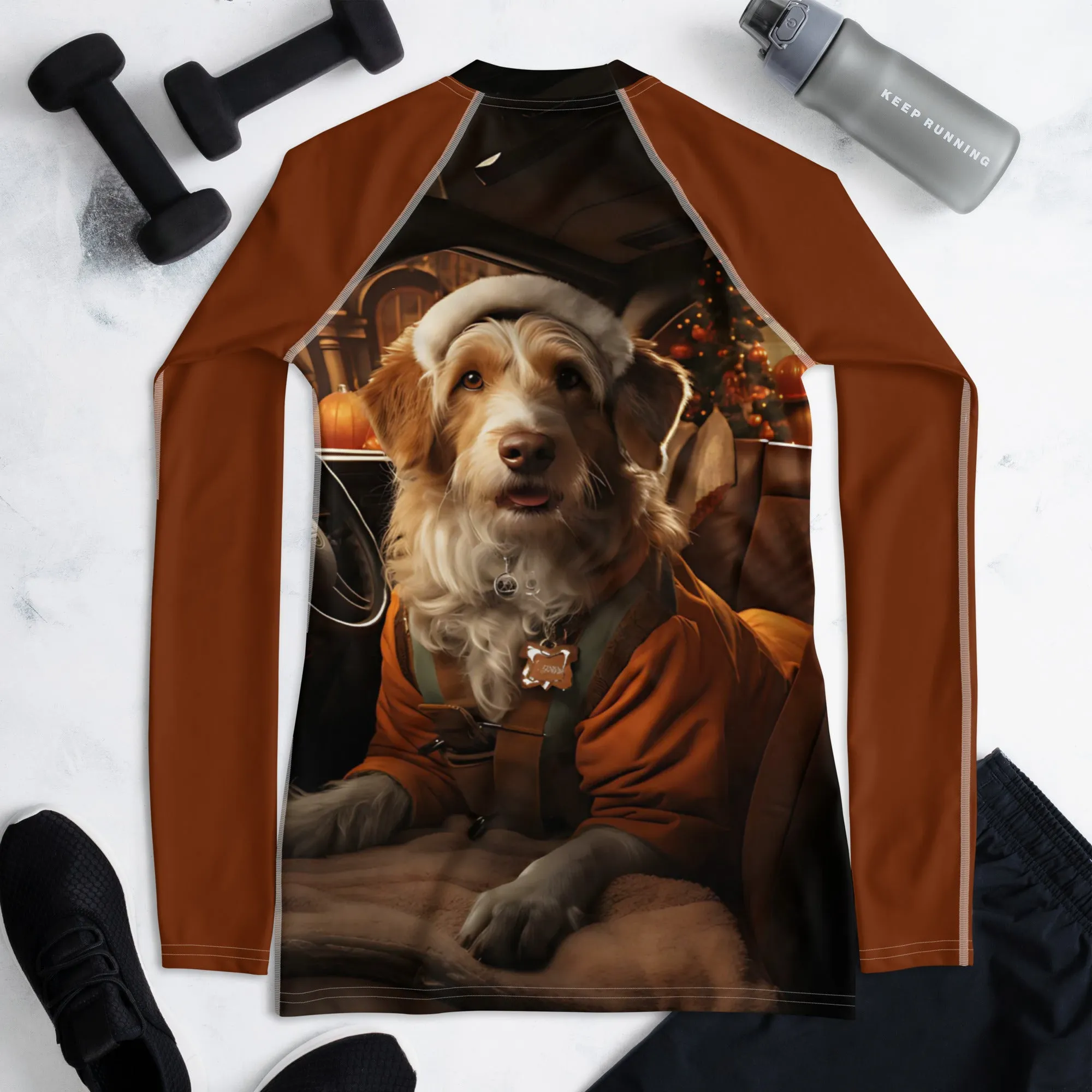 Santa Paws Women's Rash Guard