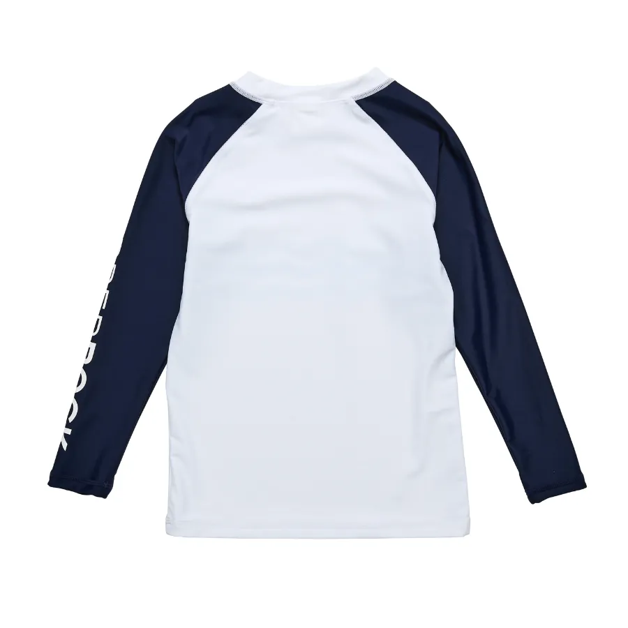 Snapper Rock Wave Stripe Long Sleeve Rash Top B20087L - White