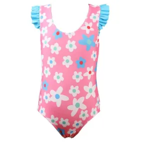 Swimsuit Child Girl Baby One-Piece Lace Bow Swimwear