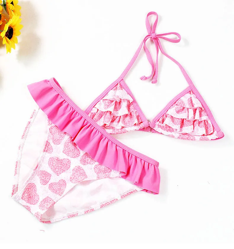 Swimsuit Children's Bikini Girls Split Triangle Children Swimwear