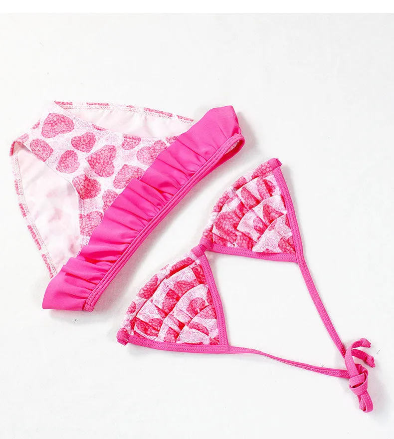 Swimsuit Children's Bikini Girls Split Triangle Children Swimwear