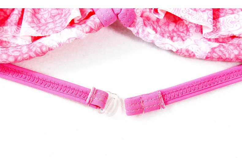 Swimsuit Children's Bikini Girls Split Triangle Children Swimwear