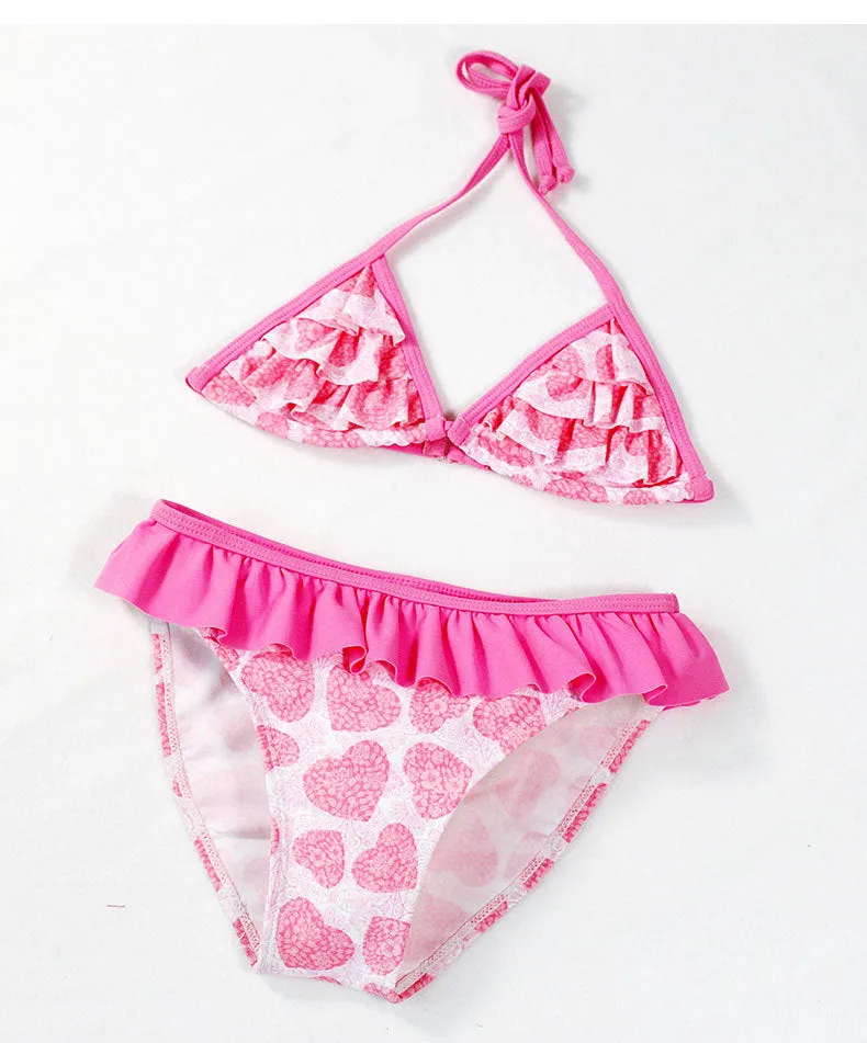Swimsuit Children's Bikini Girls Split Triangle Children Swimwear