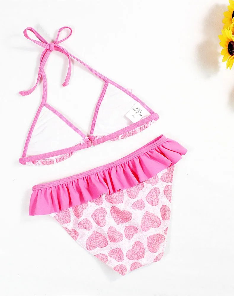 Swimsuit Children's Bikini Girls Split Triangle Children Swimwear