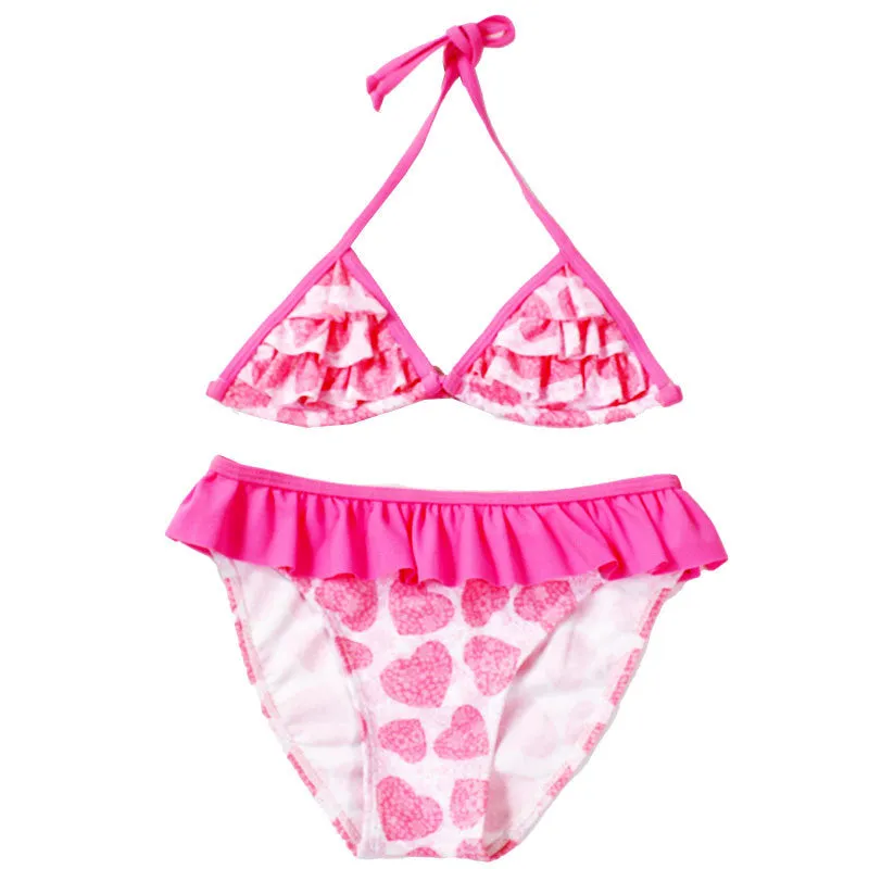 Swimsuit Children's Bikini Girls Split Triangle Children Swimwear