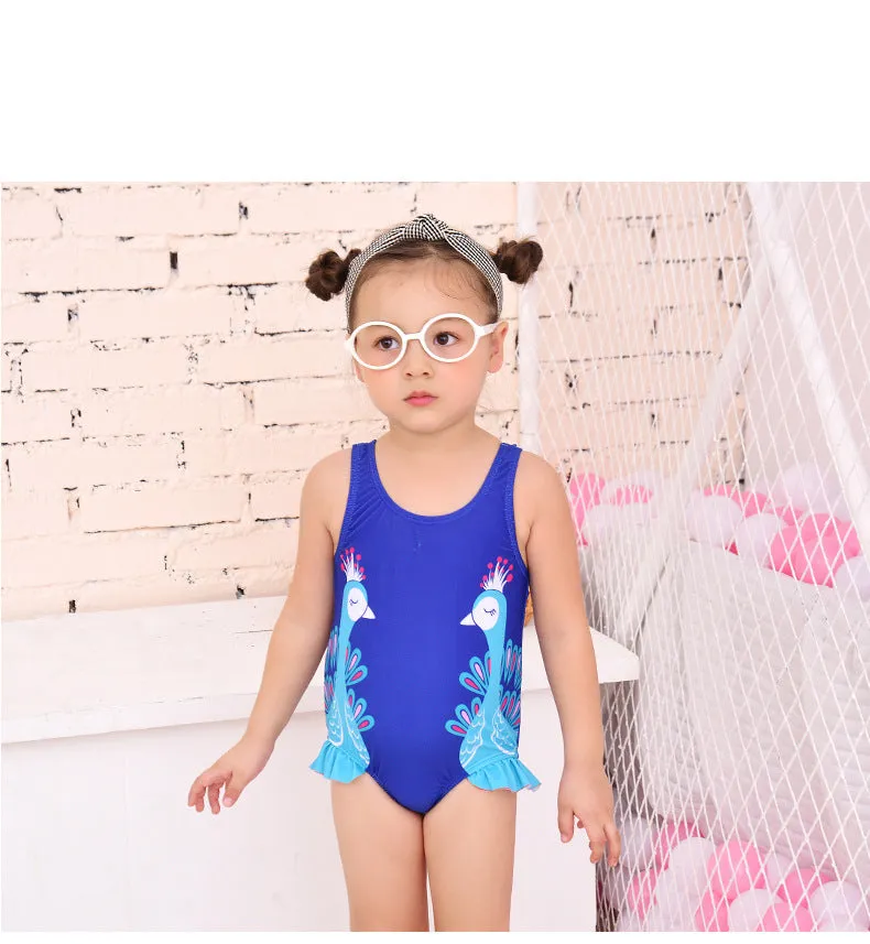 Swimsuit Children's  Girl Girl  Cute  Baby Girl Baby  Spring Bubble Doll One Piece