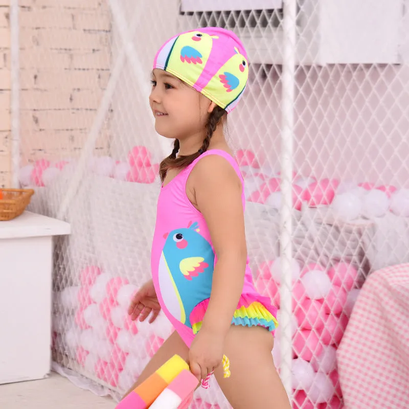 Swimsuit Children's  Girl Girl  Cute  Baby Girl Baby  Spring Bubble Doll One Piece