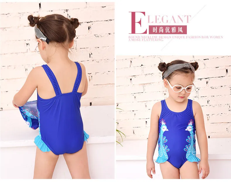 Swimsuit Children's  Girl Girl  Cute  Baby Girl Baby  Spring Bubble Doll One Piece