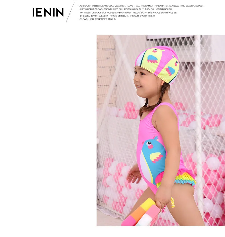 Swimsuit Children's  Girl Girl  Cute  Baby Girl Baby  Spring Bubble Doll One Piece