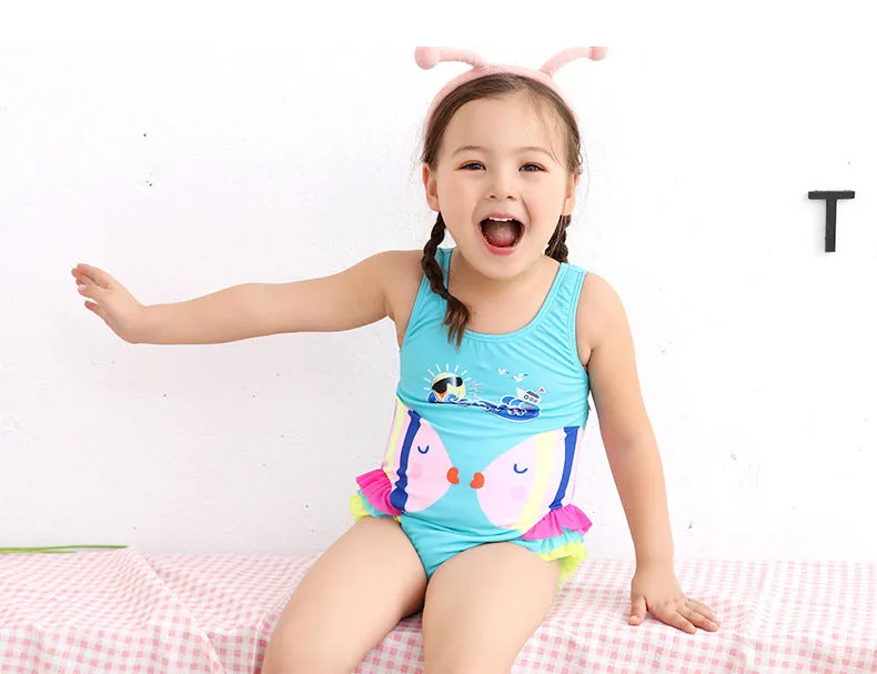 Swimsuit Children's  Girl Girl  Cute  Baby Girl Baby  Spring Bubble Doll One Piece