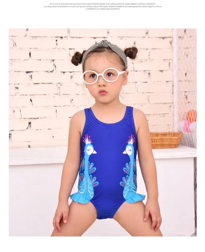 Swimsuit Children's  Girl Girl  Cute  Baby Girl Baby  Spring Bubble Doll One Piece