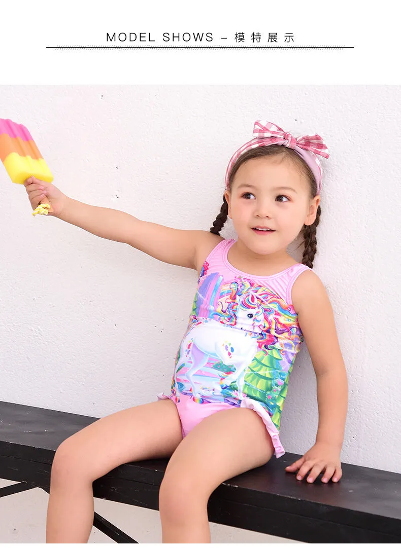 Swimsuit Children's  Girl Girl  Cute  Baby Girl Baby  Spring Bubble Doll One Piece
