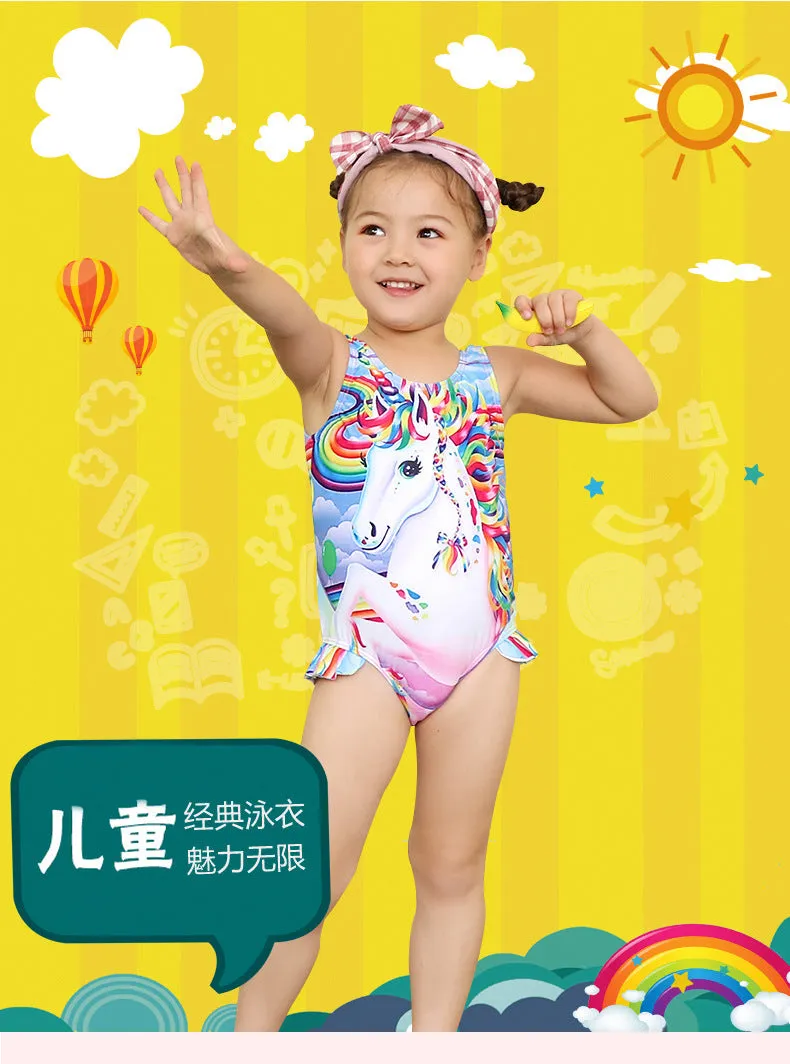 Swimsuit Children's  Girl Girl  Cute  Baby Girl Baby  Spring Bubble Doll One Piece