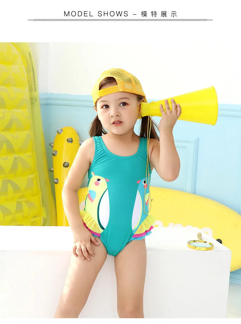 Swimsuit Children's  Girl Girl  Cute  Baby Girl Baby  Spring Bubble Doll One Piece