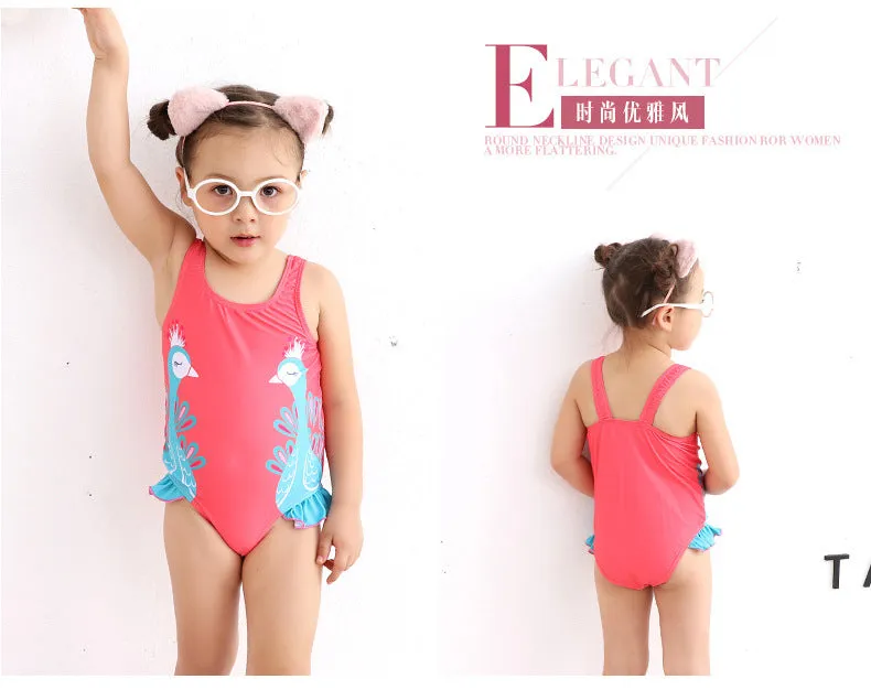 Swimsuit Children's  Girl Girl  Cute  Baby Girl Baby  Spring Bubble Doll One Piece