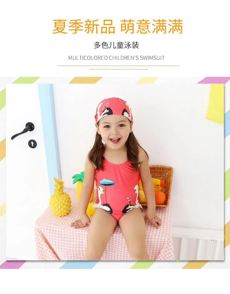 Swimsuit Children's  Girl Girl  Cute  Baby Girl Baby  Spring Bubble Doll One Piece