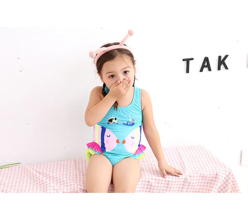 Swimsuit Children's  Girl Girl  Cute  Baby Girl Baby  Spring Bubble Doll One Piece
