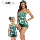 Swimsuit Exclusive for Cross-Border New Children's  European Style Oblique Shoulder Single Flying Side Girls'