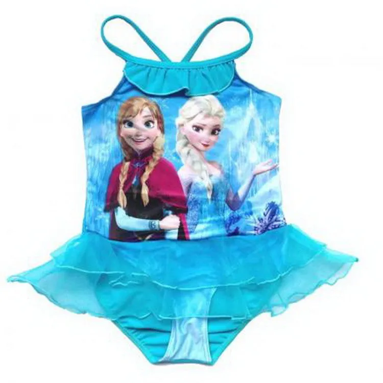 Swimsuit Girl's Frozen 2  Ice and Snow Adventure Clothes Swimwear
