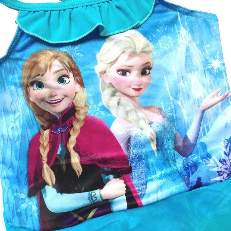 Swimsuit Girl's Frozen 2  Ice and Snow Adventure Clothes Swimwear