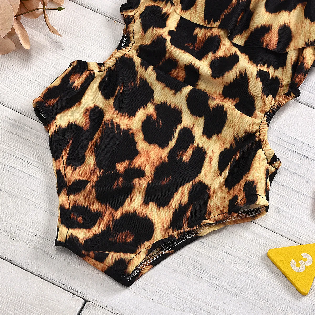 Swimsuit Girls' Summer One-Piece Triangle Swimwear