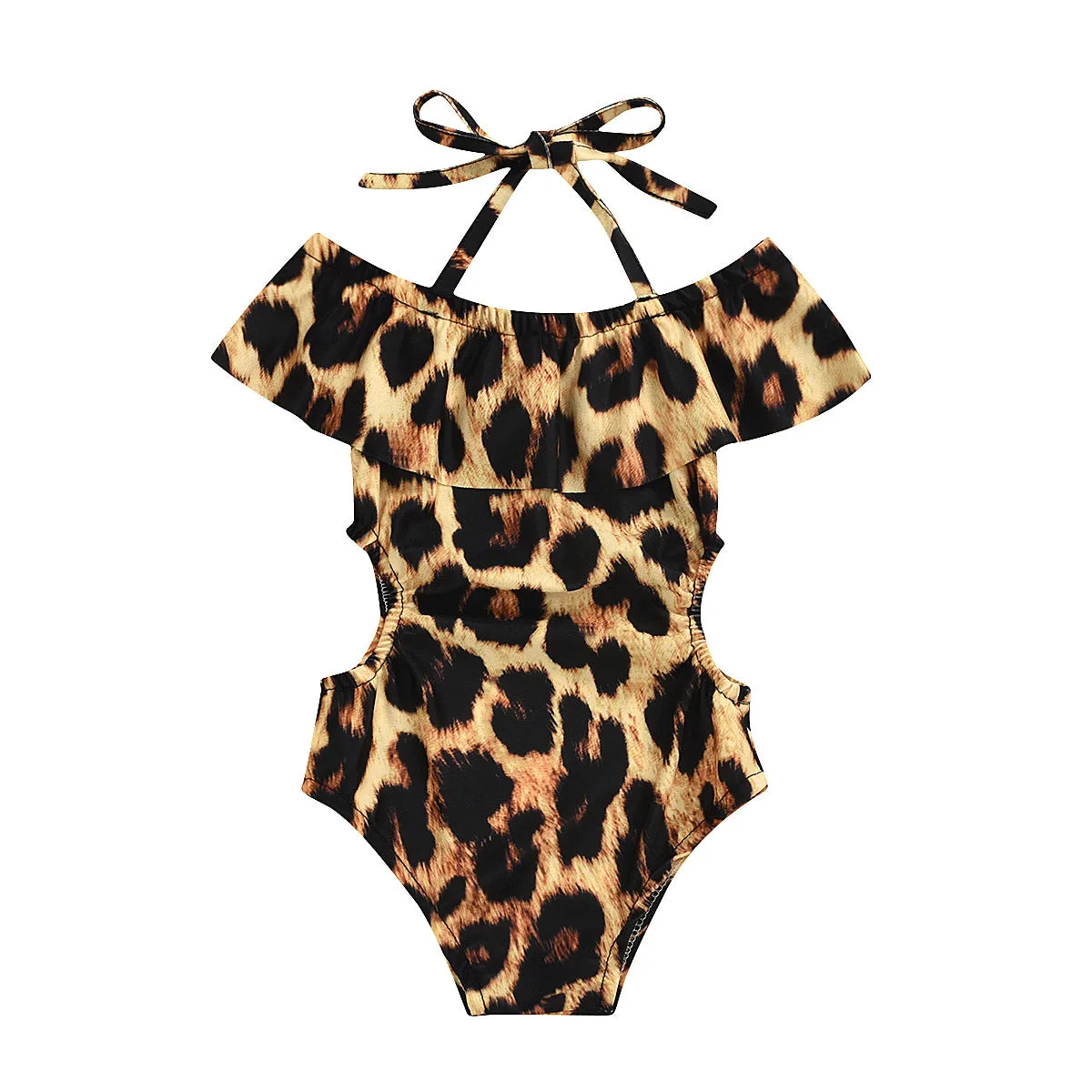 Swimsuit Girls' Summer One-Piece Triangle Swimwear