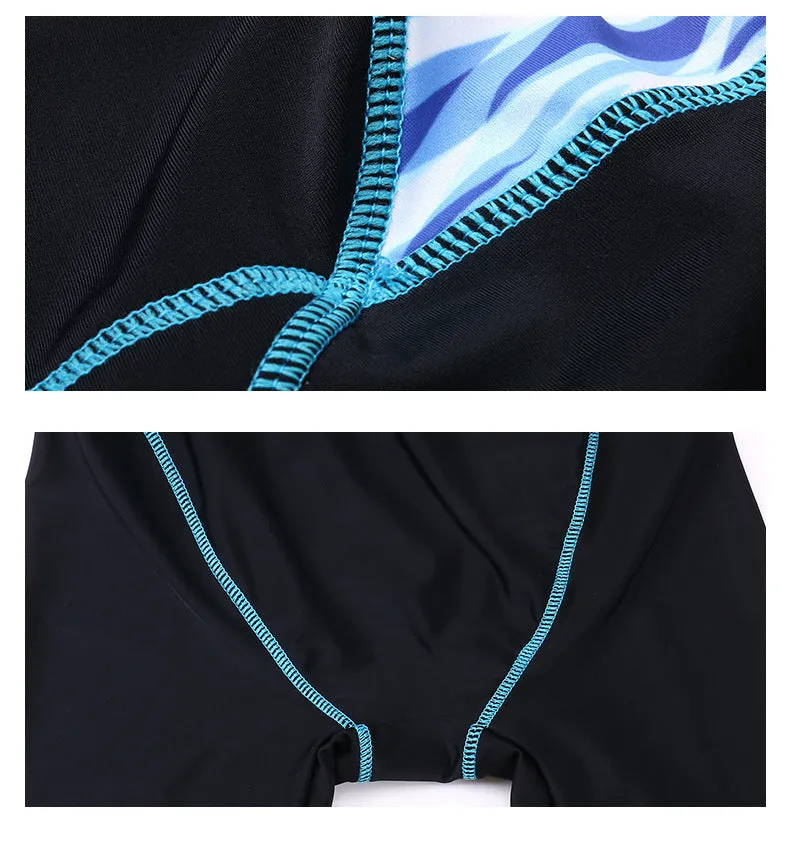 Swimsuit new European children's swimwear women cross-border European racing student jumpsuit spot