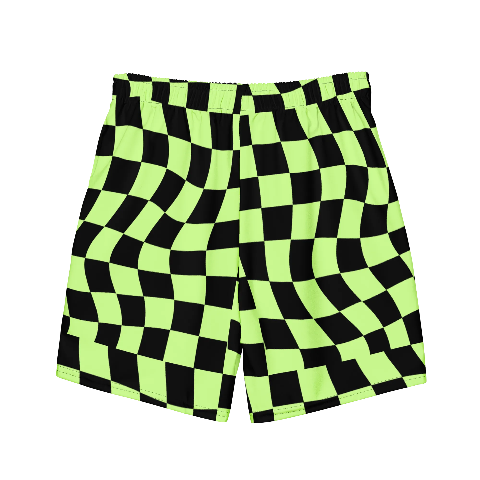 Toxic Tiles Men's Lined Swim Trunks