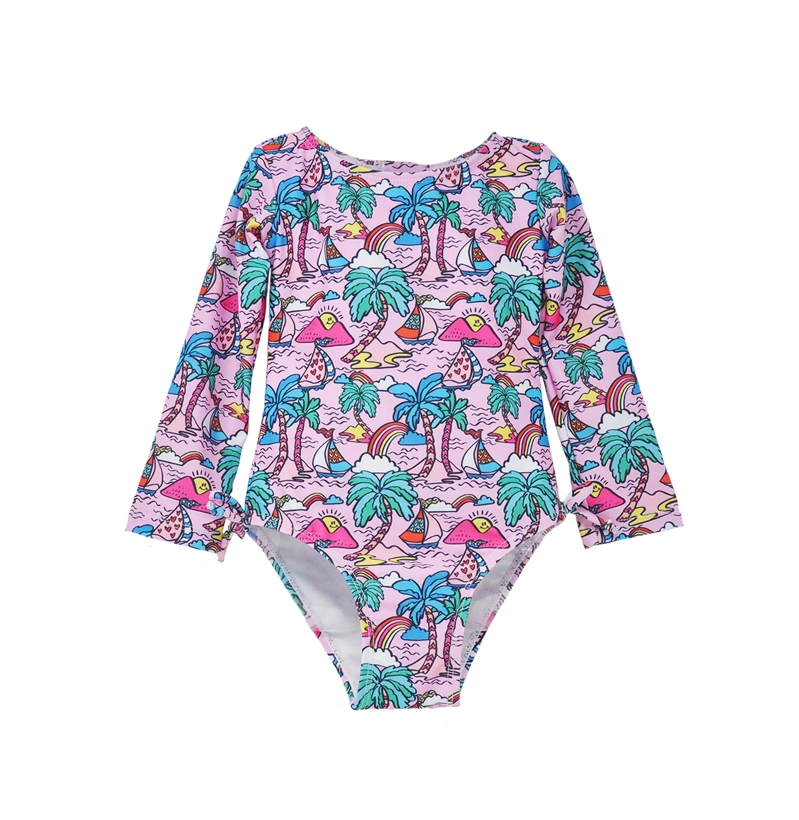 UPF 50  Charlie L/S Rash Guard Swimsuit - G