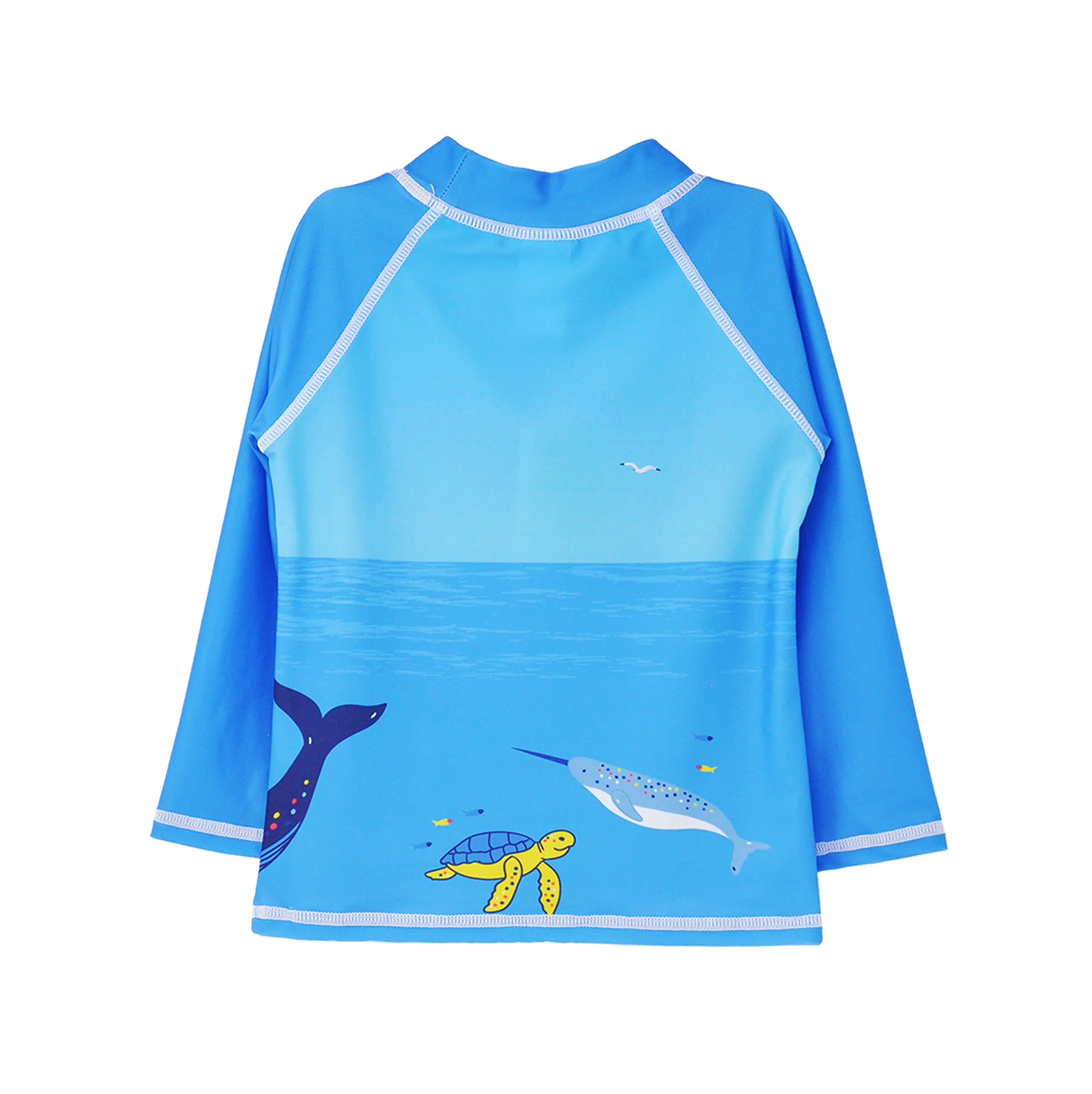 UPF 50  Graphic Rash Guard Swim Top - G